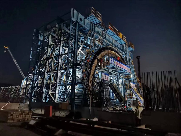Full Section Steel Formwork Concrete Lined Tunnel Trolley